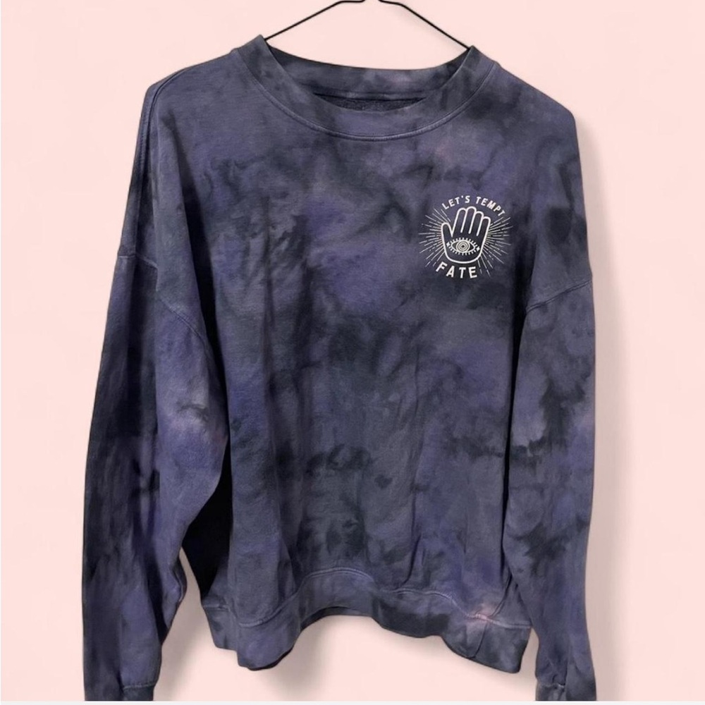 Purple Spencer’s Tarot Card Tie-Dye Sweatshirt